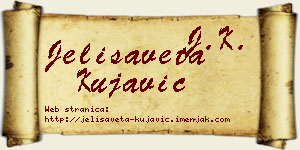 Jelisaveta Kujavić vizit kartica